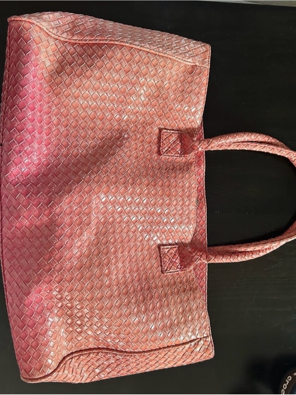 Woven Pink Tote Bag - Stylish Everyday Carry